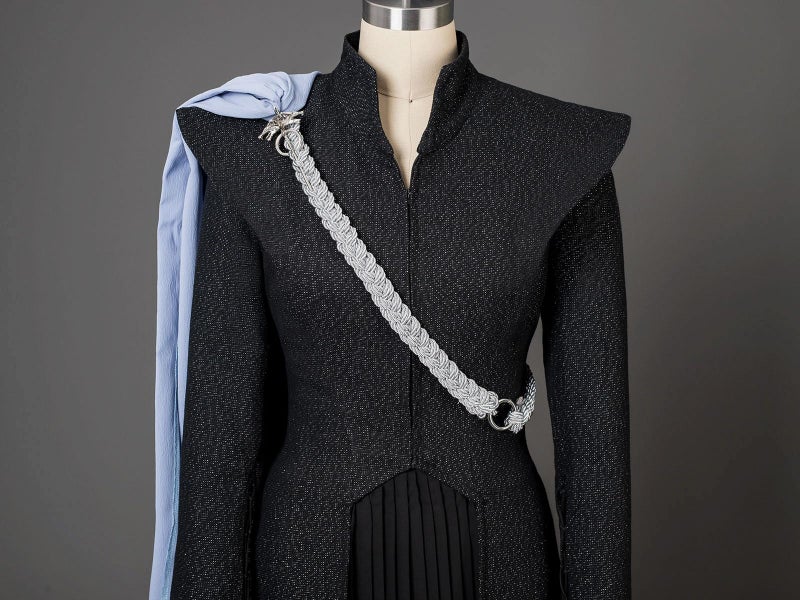 CosFantasy Women's Cosplay Costume Dress Robe Black Uniform Outfits for Halloween Size M - Image 4